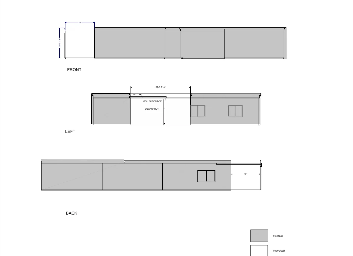 Home Office and Walk-In Closet Addition drawing