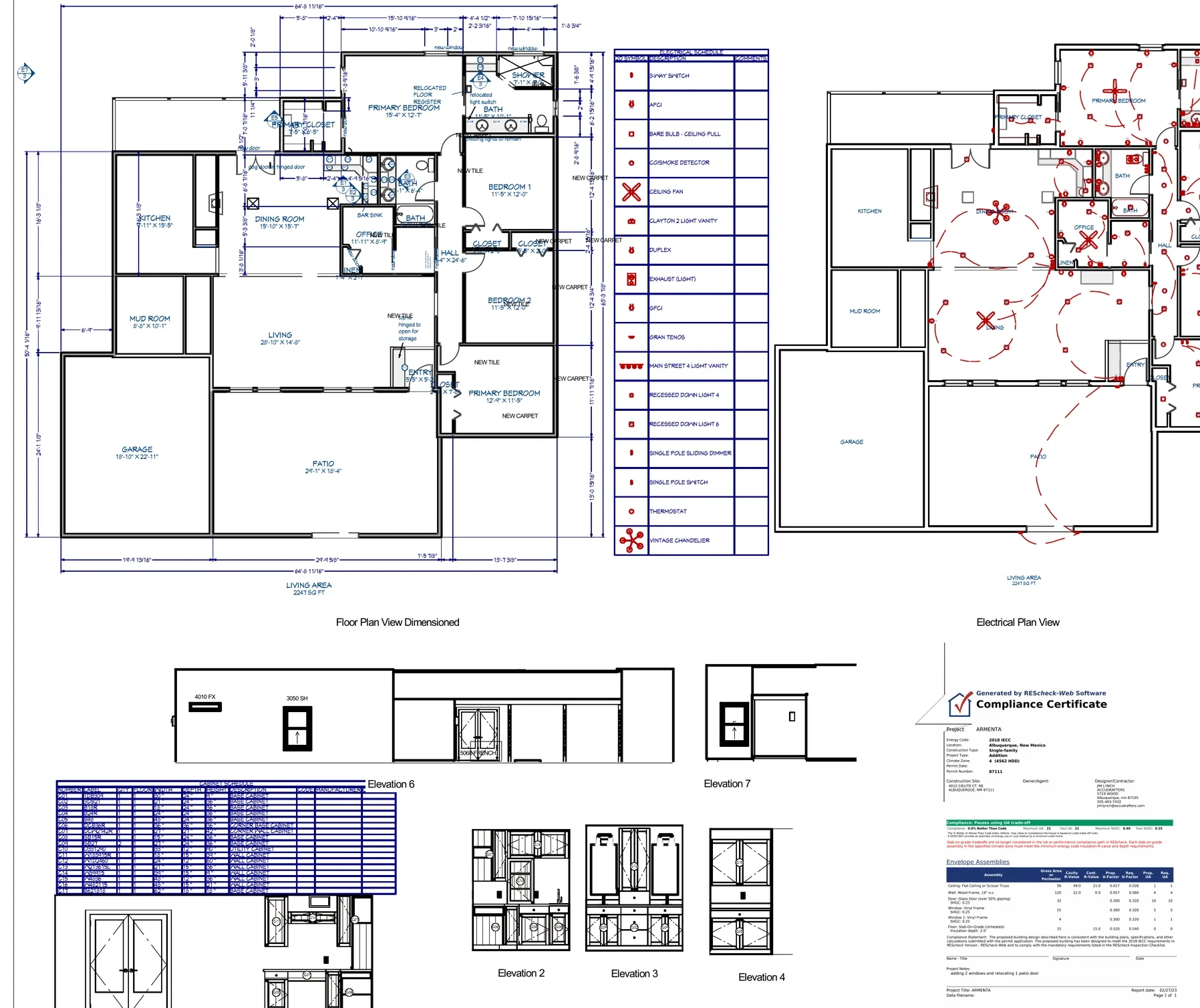 Whole-House Interior Remodel with Small Enclosure drawing